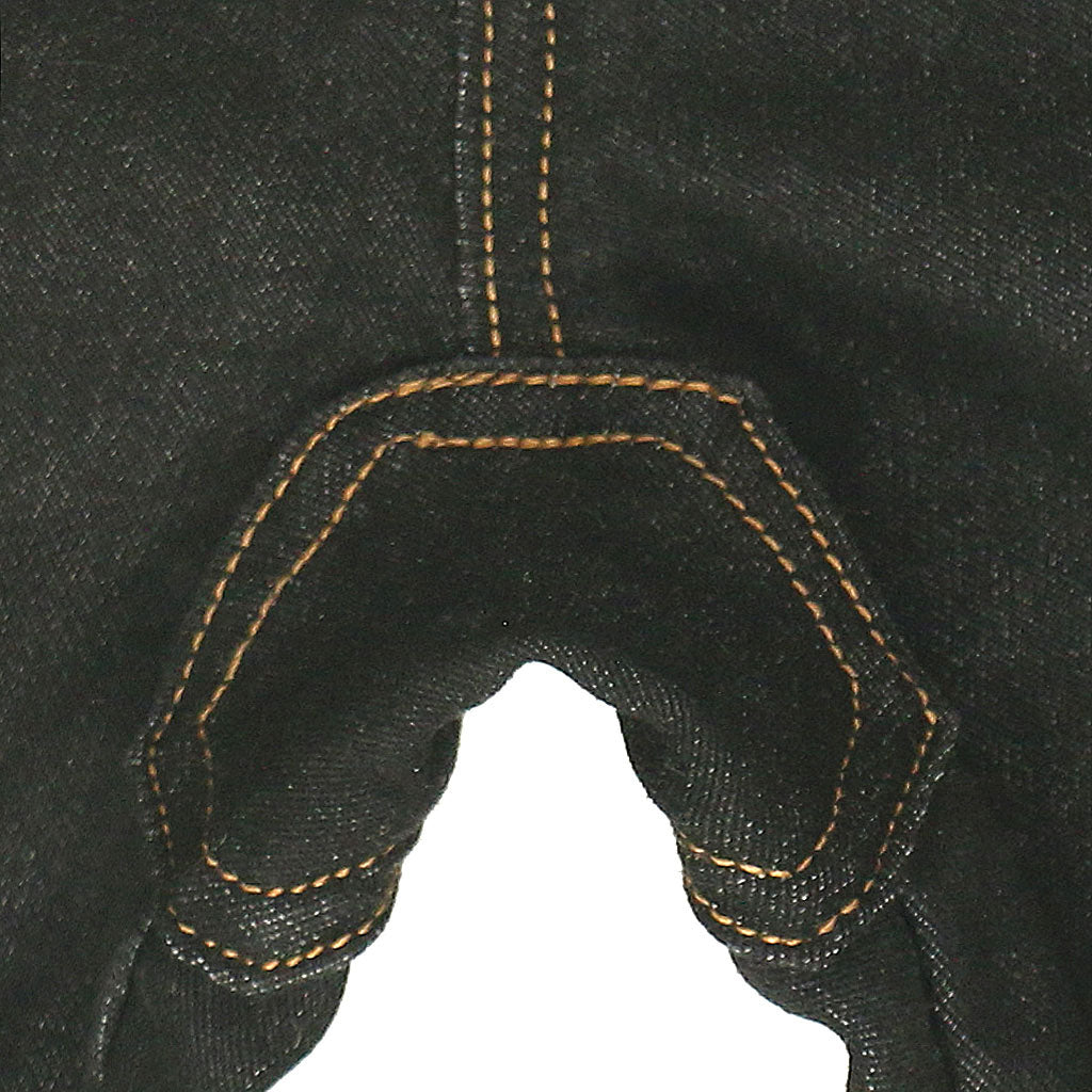DRAWSTRING 7-POCKET CARGO JOGGER 10 oz. STRETCH TERRY - BLACK