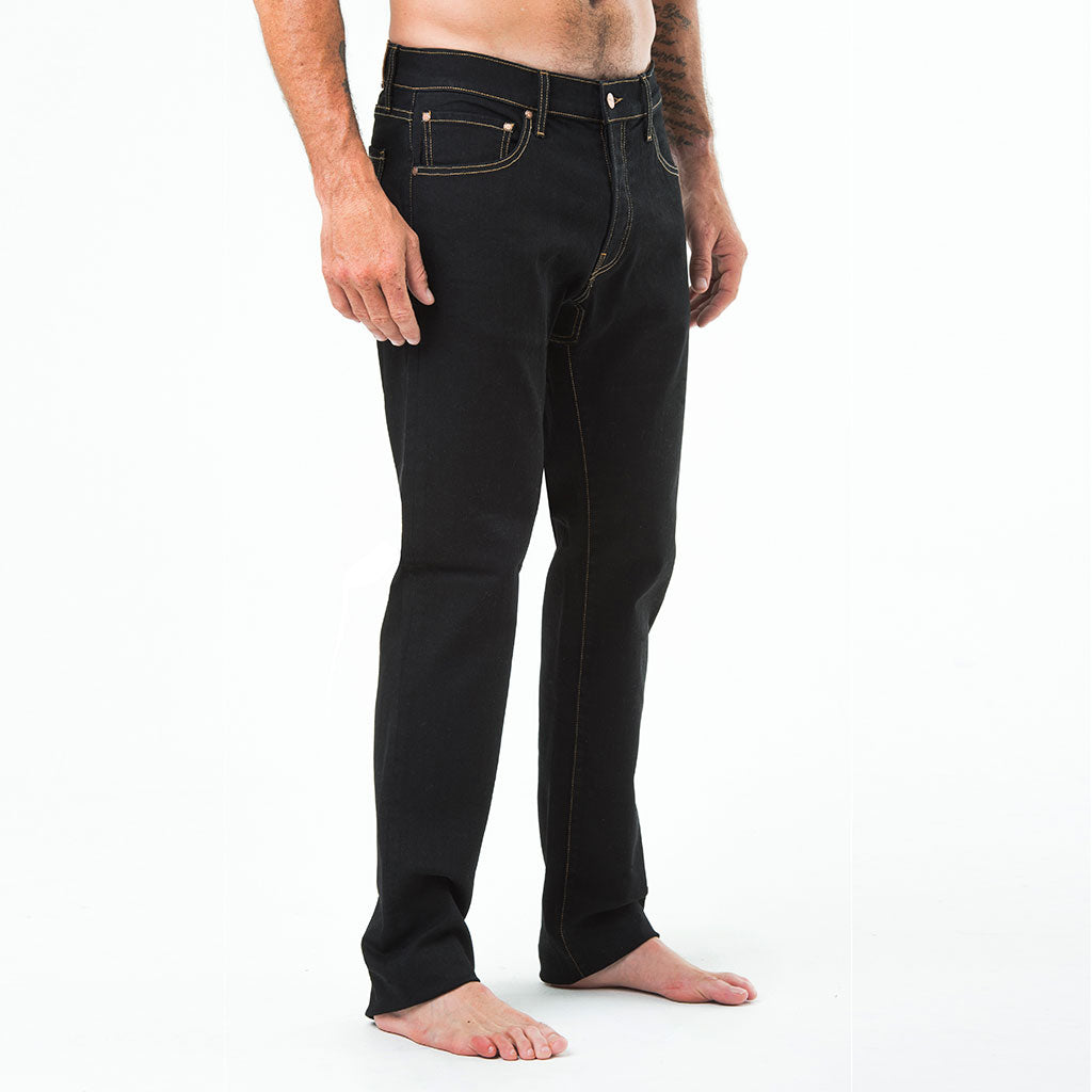 MUSTANG 5-POCKET 9.5 oz. STRETCH BLACK DENIM JEAN - FILLMORE
